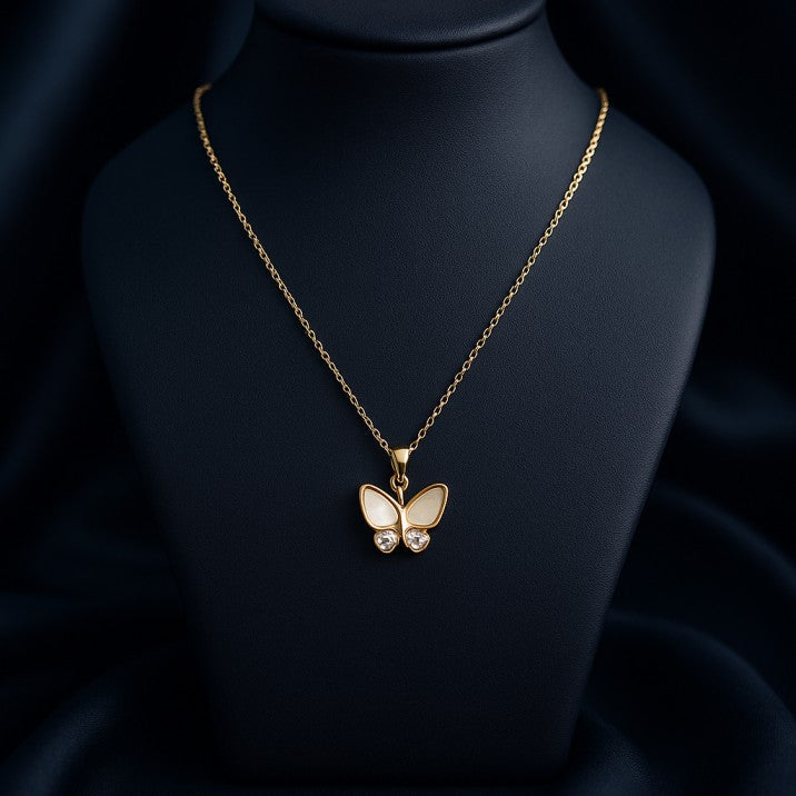 Golden Butterfly Pendant