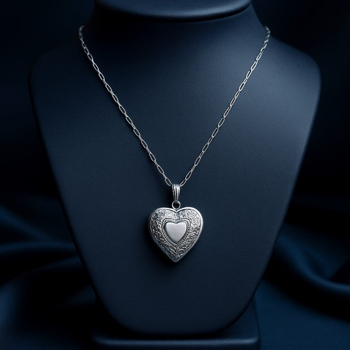 Vintage Open Heart Locket