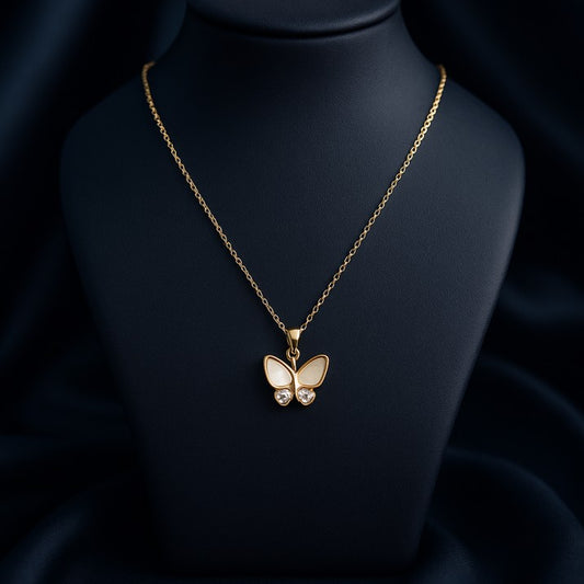 Golden Butterfly Pendant