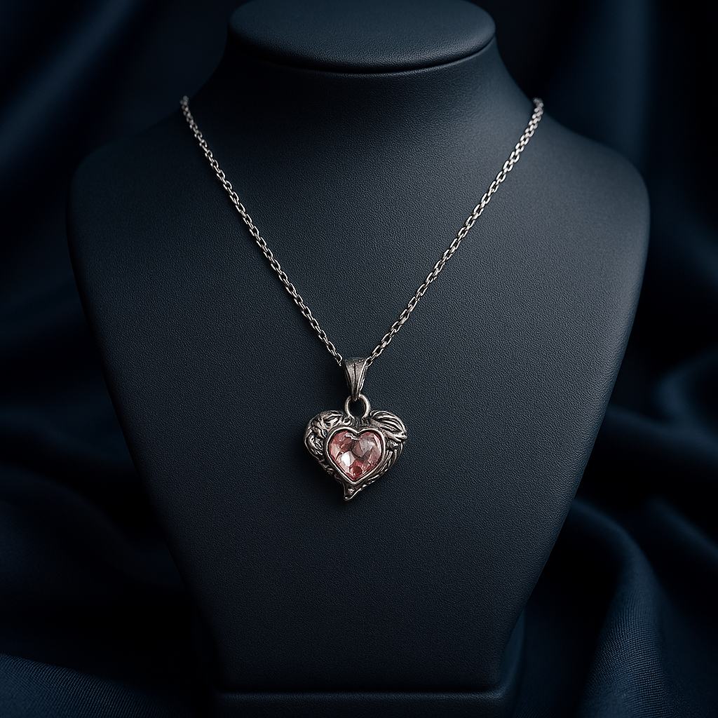Pink Heart Pendant