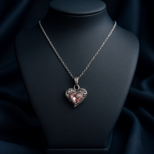Pink Heart Pendant