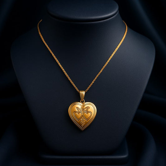 Vintage Open Heart Locket