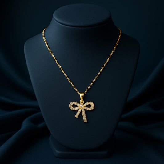 Elegant Bow Pendant