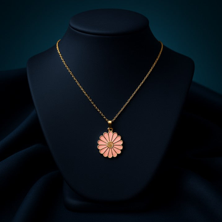Blossom Pink Daisy Pendant